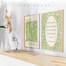 Load image into Gallery viewer, koragarro bible verses about life inspirational bible verses print christian home decor bible poster digital wall art green themed living room decor jesus wall art