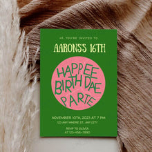 Load image into Gallery viewer, koragarro Harrypotter Wizard Birthday Editable Invitation Potterhead Birthday Party Hogwarts Magic School Happee Bithdae Cake Fantasy Party Invite Printable Canva Template