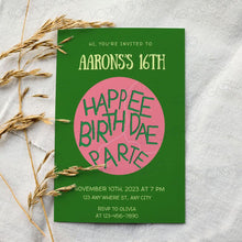 Load image into Gallery viewer, koragarro Harrypotter Wizard Birthday Editable Invitation Potterhead Birthday Party Hogwarts Magic School Happee Bithdae Cake Fantasy Party Invite Printable Canva Template