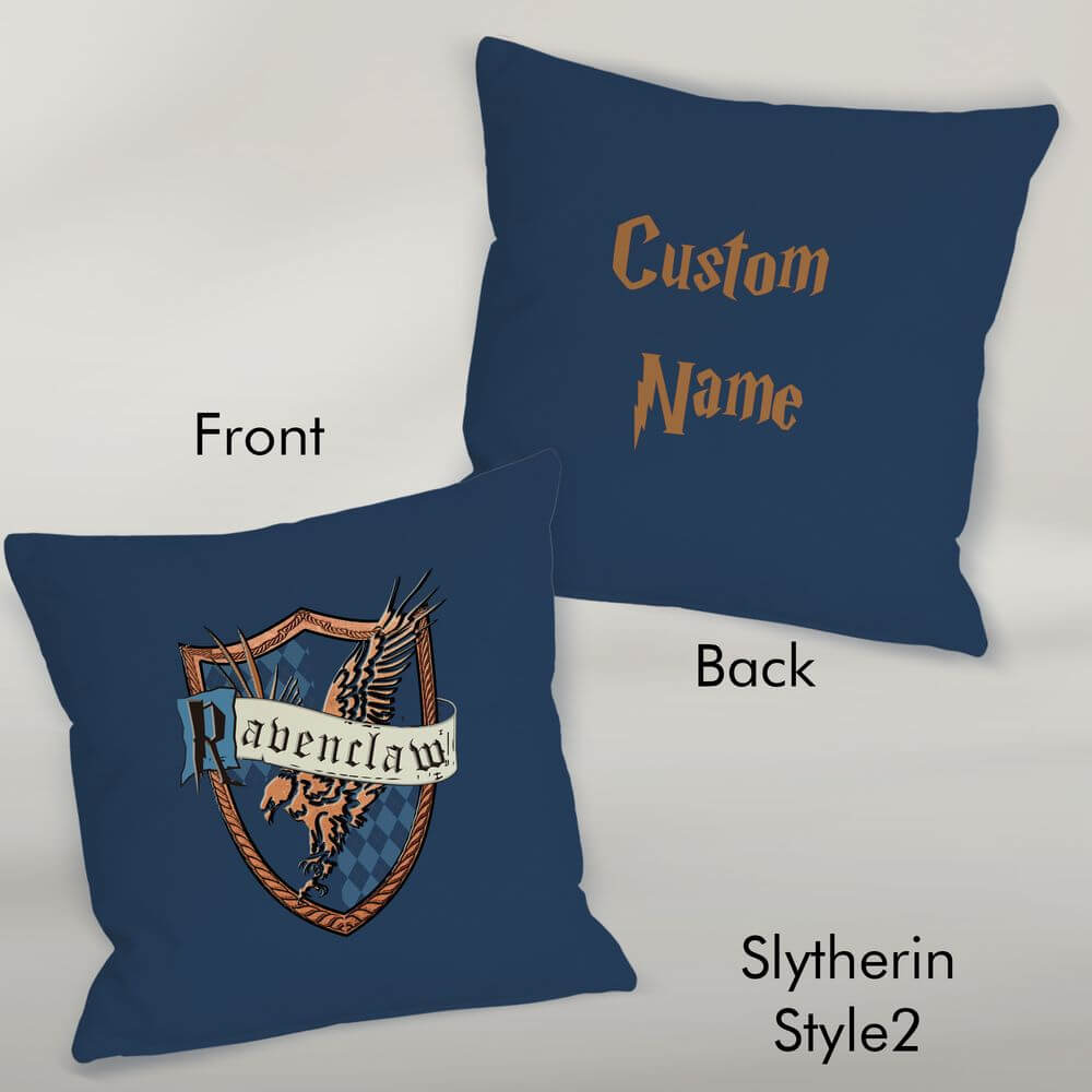 Hogwarts Personalized Pillow Case School of Magic Theme Party Décor Custom Wizard Witches Birthday Gift Harry Fantasy Movie Potterhead Gift