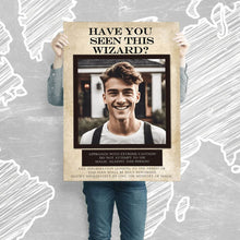 Load image into Gallery viewer, koragarro Have you seen this wizard editable canva template, wizard and witches, hogwarts party invitation template, harry potter theme party, school of magic, personalized party invitation, party favor, wizard wall decor, digital download