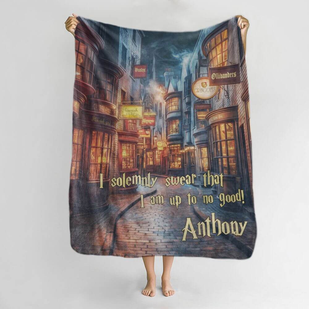 koragarro Magic Castle hogwarts
Custom harrypotter Throw Blanket Wizardry School Aesthetic Hogwarts Party Potterhead Gift Diagon Alley Personalized New Year Birthday Wizard Gift Fantasy Fan Art personalized fleece sherpa blanket